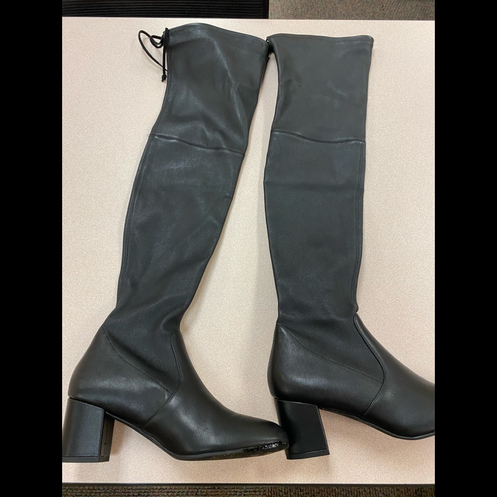 Stuart Weizmann over the knee boots.